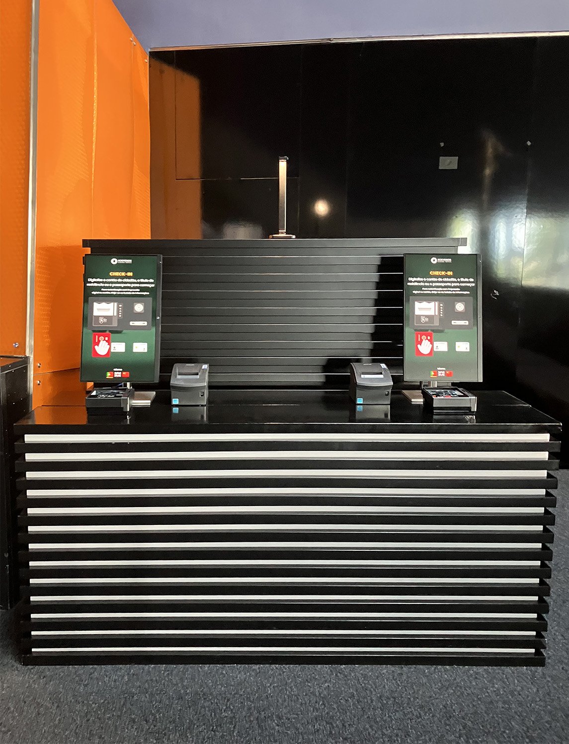 Registrierungsterminal im Casino Chaves